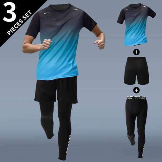 3-piece men's set quick-drying