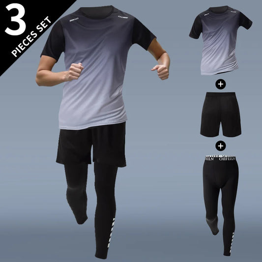 3-piece men's set quick-drying