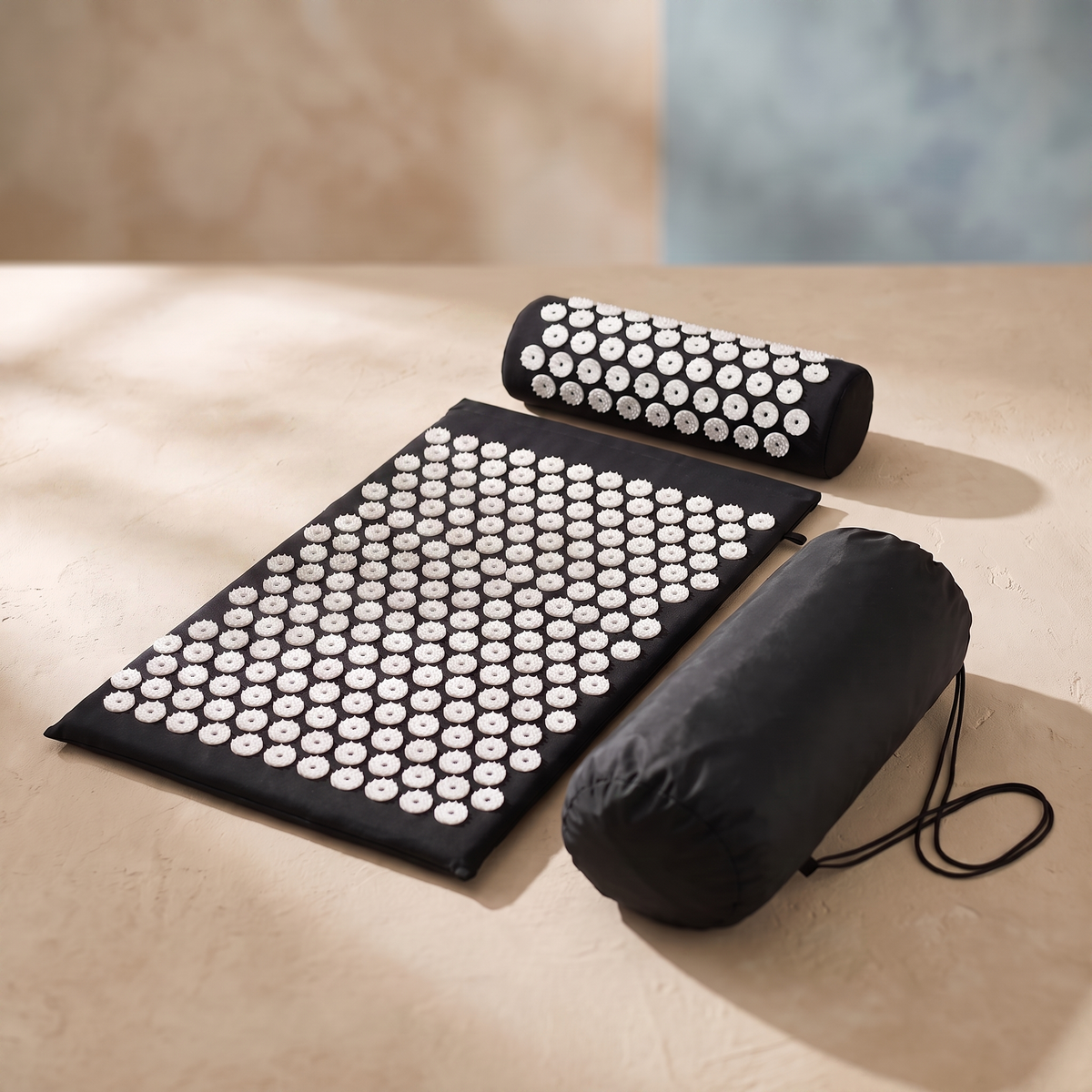 Acupressure Mat — Black White